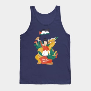 Save Palestine Tank Top